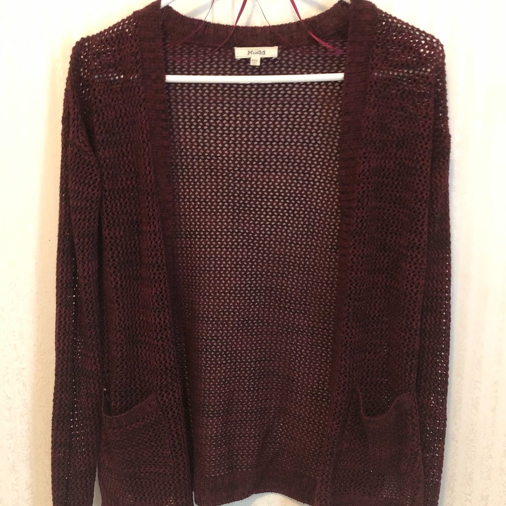 mudd • cardigan • red